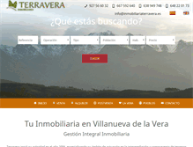 Tablet Screenshot of inmobiliariaterravera.es
